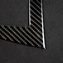 Car German Flag Carbon Fiber Central Control CD Panel Decorative Sticker for Mercedes-Benz W204 2011-2013 7-buttons, Central Control CD Panel (German Flag)