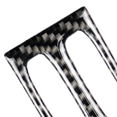 Car Carbon Fiber Intermediate Air Outlet Panel Decorative Sticker for Mercedes-Benz W204 2011-2013, Intermediate Air Outlet