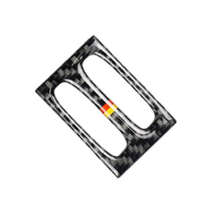 Car German Flag Carbon Fiber Intermediate Air Outlet Panel Decorative Sticker for Mercedes-Benz W204 2011-2013, Intermediate Air Outlet (German Flag)