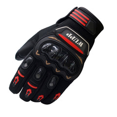 WUPP Motorcycle Gloves Touch Screen Waterproof Breathable Wearable Anti-skid Resistance Summer Winter Full-Finger Protective Gloves, Size: XXL, Size: XXL
