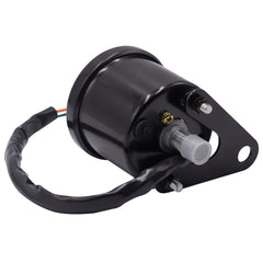Motorcycle Multi-functional Modification Instrumentation Motorcycle Odometer Speedometer Tachometer Oil Gauge, Black, Speedometer Tachometer