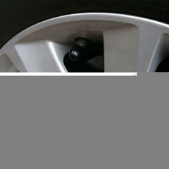 200 PCS Black Tire valve Dust Rubber Cap For Bicycle And Car, Diameter: 10mm(Black), 200 PCS