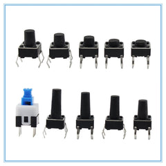 180 PCS Tactile Push Button Switch Kit Micro Switch, 180pcs /Set