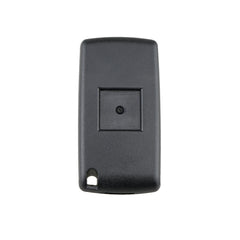 For PEUGEOT Car Keys Replacement 2 Buttons Square Car Key Case with Grooved and Holder, 2 Buttons Square with Grooved