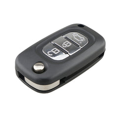 For RENAULT Clio / Megane / Kangoo / Modus Car Keys Replacement 3 Buttons Car Key Case with Foldable Key Blade, For RENAULT Clio 3 Buttons
