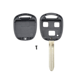 For TOYOTA Car Keys Replacement 3 Buttons Car Key Case with Key Blade, 3 Buttons