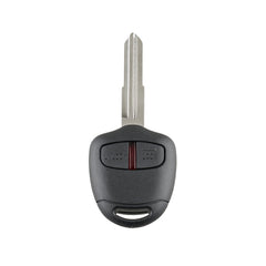 For MITSUBISHI 2 Buttons Intelligent Remote Control Car Key with 46 Chip & Battery & Left Slot, Frequency: 433MHz, For MITSUBISHI(Left)