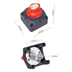 Car Auto RV Marine Boat Battery Selector Isolator Disconnect Rotary Switch Cut, A701-G
