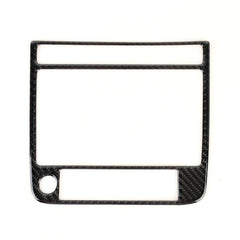 Car Carbon Fiber Navigation Panel Decorative Sticker for Volkswagen Touareg, Navigation Panel
