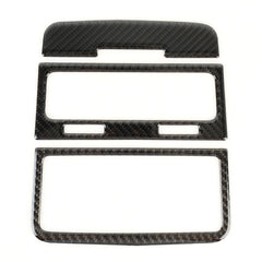 3 PCS Car Carbon Fiber Rear Air Outlet Decorative Sticker for Volkswagen Touareg, Rear Air Outlet