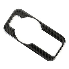 Car Carbon Fiber Headlight Panel Decorative Sticker for Volkswagen Touareg, Headlight Panel