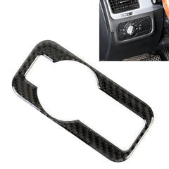 Car Carbon Fiber Headlight Panel Decorative Sticker for Volkswagen Touareg, Headlight Panel