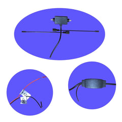 Car Invisible Patch Horn Lightning Protection TV Antenna, TV Antenna