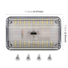 GT-699 DC12V / 2W / 6000K / 120LM SMD-3528 Car Indoor Dome Light, GT-699