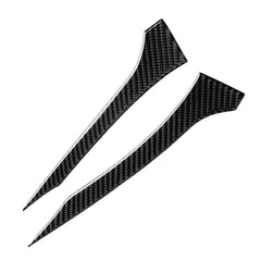 2 PCS Car Carbon Fiber Rearview Mirror Bumper Strip Decorative Sticker for BMW G30 (2018-2019) / G11 (2016-2019), Right Drive without Lens, Rearview Mirror Right Drive without Lens