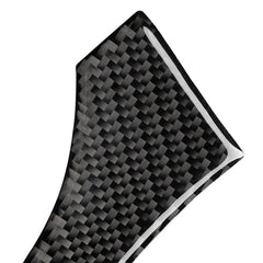 2 PCS Car Carbon Fiber Rearview Mirror Bumper Strip Decorative Sticker for BMW G30 (2018-2019) / G11 (2016-2019), Right Drive without Lens, Rearview Mirror Right Drive without Lens