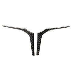 Car Carbon Fiber Steering Wheel Lower Panel Decorative Sticker for BMW G30(2018-2020) / G01(2018-2020) / G02(2019-2020), Steering Wheel Lower Panel