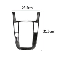 Car Carbon Fiber Gear Position Panel Decorative Sticker for Audi 2010-2018 Q5 / 2009-2016 A4L / 2009-2016 A5, Left Drive, Gear Position (B)