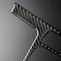 Car Carbon Fiber Gear Position Panel Decorative Sticker for Audi 2010-2018 Q5 / 2009-2016 A4L / 2009-2016 A5, Left Drive, Gear Position (B)
