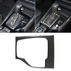 Car Carbon Fiber Right Drive Gear Frame A Decorative Sticker for Mazda Axela 2013-2016, Right Drive Gear Frame A