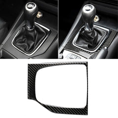 Car Carbon Fiber Right Drive Manual Gear Frame C Decorative Sticker for Mazda Axela 2017-2018, Right Drive Manual Gear Frame C