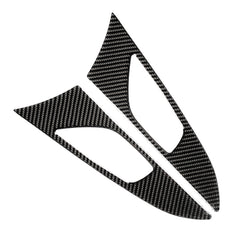 2 PCS Car Carbon Fiber Door Inner Handle Outer Frame Decorative Sticker for Mazda Axela 2014 / 2017-2018, Door Inner Handle Outer Frame
