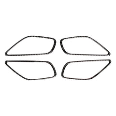4 PCS Car Carbon Fiber Door Inner Handle Frame Decorative Sticker for Mazda Axela 2014 / 2017-2018, Door Inner Handle Frame