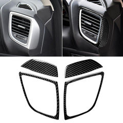 Car Carbon Fiber Right and Left Air Outlet Decorative Sticker for Mazda Axela 2014 / 2017-2018, Right and Left Air Outlet