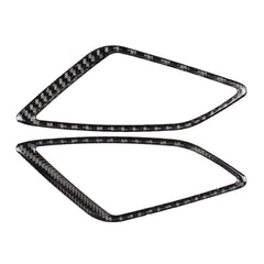 Car Carbon Fiber Instrument Air Outlet Decorative Sticker for Mazda Axela 2014 / 2017-2018, Instrument Air Outlet