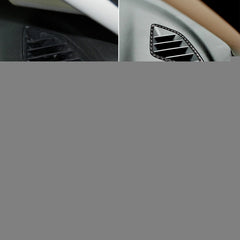 Car Carbon Fiber Instrument Air Outlet Decorative Sticker for Mazda Axela 2014 / 2017-2018, Instrument Air Outlet