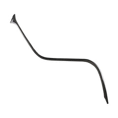 Car Carbon Fiber Central Control S Strip Decorative Sticker for Toyota Eighth Generation Camry 2018-2019, Left Drive, Central Control S Strip