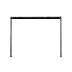 Car Carbon Fiber Storage Box U Shape Frame Decorative Sticker for Toyota Eighth Generation Camry 2018-2019, Storage Box U Shape Frame
