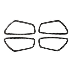 4 PCS Car Carbon Fiber Door Inner Wrist Frame Decorative Sticker for Honda Tenth Generation Civic 2016-2019, Door Inner Wrist Frame