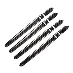 Car Carbon Fiber Outside Door Handle Decorative Sticker for Cadillac XT5 2016-2017, Outside Door Handle