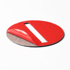 Car Carbon Fiber Steering Wheel Logo Decorative Sticker for Chevrolet Camaro 2017-2019, Steering Wheel Logo