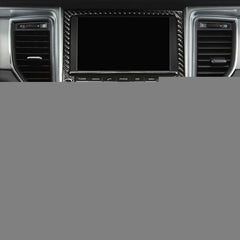 Carbon Fiber Car Navigation Panel Decorative Sticker for Porsche Macan, Navigation Panel