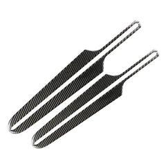 4 PCS Carbon Fiber Car Door Panel Decorative Sticker for Porsche Macan, Door Panel