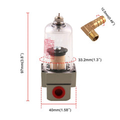 Engine Oil Separator Catch Reservoir Black Tank Can Manual Version for Honda Civic, Manual Version