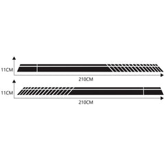 Car Styling Stripe PVC Sticker Auto Decorative Sticker, D-700