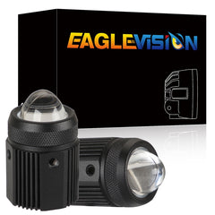 2 PCS DC9-36V / 20W / 6000K / 3000K / 2000LM Motorcycles Double Color Headlights / Fog Light, 20W