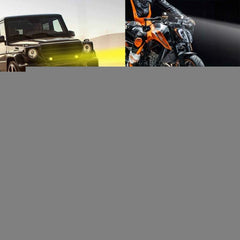 2 PCS DC9-36V / 20W / 6000K / 3000K / 2000LM Motorcycles Double Color Headlights / Fog Light, 20W