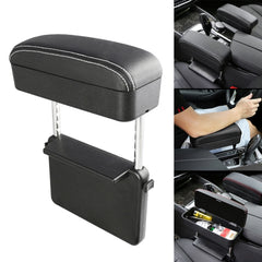 Universal Car PU Leather Wrapped Armrest Box Cushion Car Armrest Box Mat with Storage Box, 1pc(Black White), 1pc(Grey), 1pc(Beige), 1pc(Brown), 1pc(Black), 1pc (Black Red)