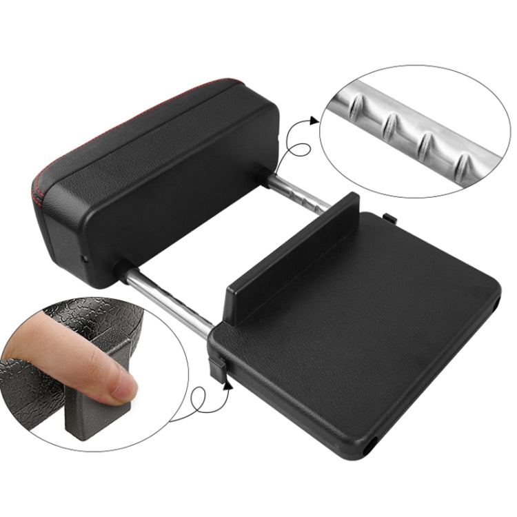 Universal Car Wireless Qi Standard Charger PU Leather Wrapped Armrest Box Cushion Car Armrest Box Mat with Storage Box, 1pc(Black Red), 1pc(Black White), 1pc(Grey), 1pc(Beige), 1pc(Brown), 1pc(Black)
