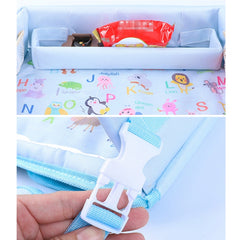 Children Waterproof Dining Table Toy Organizer Baby Safety Tray Tourist Painting Holder  (Pink Food), CRP0968A, CRP0968B, CRP0968C, CRP0968D, CRP0968E, CRP0968F