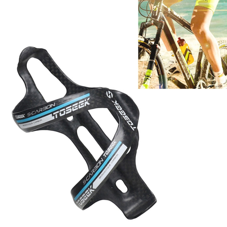 TOSEEK Matte Full Carbon Fiber Road Bicycle Water Bottle Holder, Matte (Green), Matte (Grey), Matte (Blue), Matte (Red), Matte (Yellow)