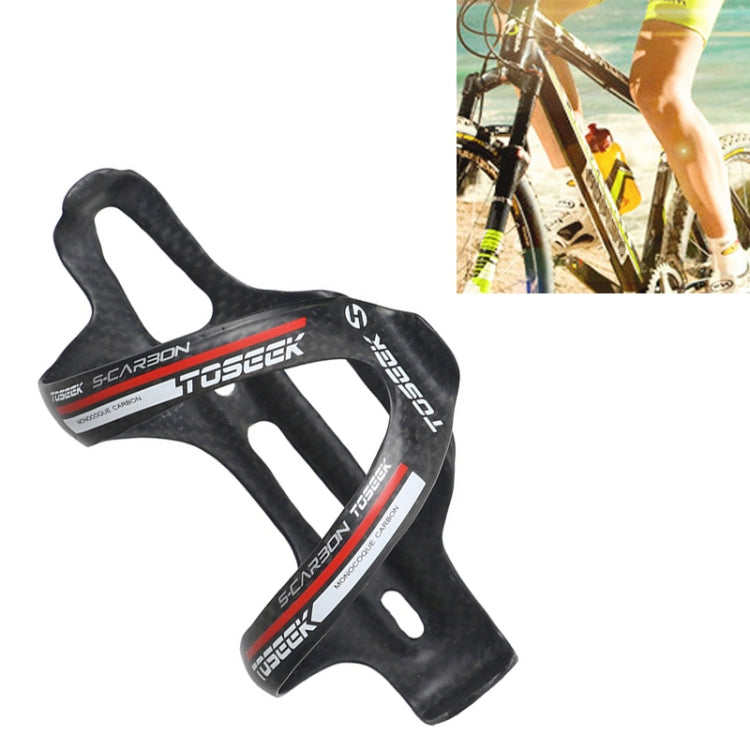 TOSEEK Matte Full Carbon Fiber Road Bicycle Water Bottle Holder, Matte (Green), Matte (Grey), Matte (Blue), Matte (Red), Matte (Yellow)
