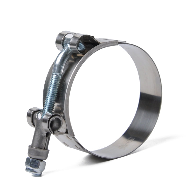 4 PCS Stainless Steel T-Bolt Hose Clamps Pipe Clip Fuel Line Clip, Size: 57-65mm, Size: 57-65mm