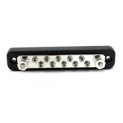 10 Way Power Distribution Bus Bar 10-bit Single Distribution Box for Car / RV / Boat, 10-bit