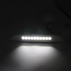 DC 12V 3W 6000K Marine Boat Caravan RV Waterproof LED Spotlights Stair Deck Dome Light Ceiling  Lamp, White Shell