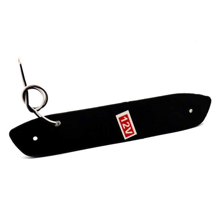 DC 12V 2.6W 6000K IP67 Marine RV Waterproof LED Stair Deck Dome Light Ceiling  Lamp, White Shell and Rubber Base, White Shell and Rubber Base